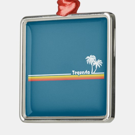 Tequesta Florida Metalen Ornament (Links)