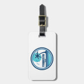 Tequesta Florida Palm Tree Birds Bagagelabel (Voorkant verticaal)