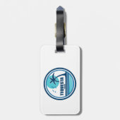 Tequesta Florida Palm Tree Birds Bagagelabel (Achterkant verticaal)