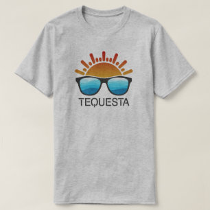 Tequesta Florida zonnebril T-shirt