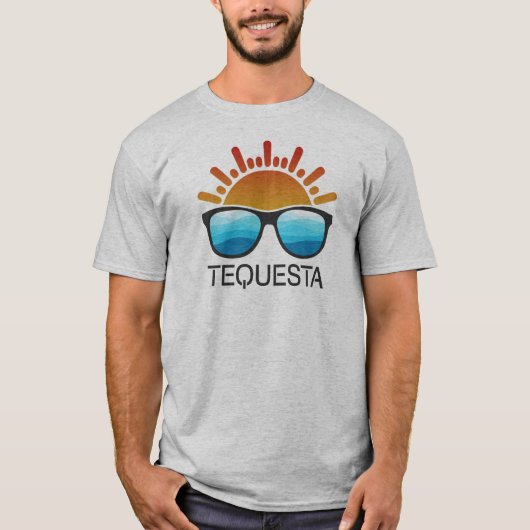 Tequesta Florida zonnebril T-shirt (Voorkant)