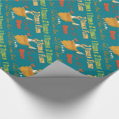 Tequila 60th Birthday Party Collectie Cadeaupapier (Hoek)