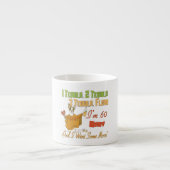 Tequila 60th Birthday Party Collectie Espresso Kop (Voorkant)