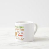 Tequila 60th Birthday Party Collectie Espresso Kop (Voorkant rechts)