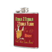 Tequila 60th Birthday Party Collectie Heupfles (Links)