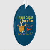 Tequila 60th Birthday Party Collectie Ornament (voorkant)