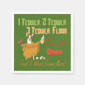 Tequila 60th Birthday Party Collectie Servetten (Voorkant)
