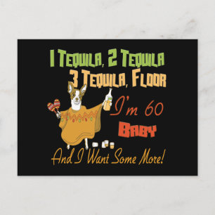 Tequila 60th Birthday Party Collectie Uitnodiging Briefkaart