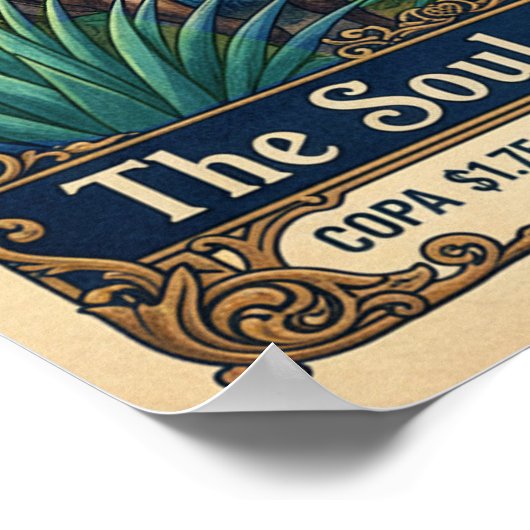  Tequila Adverteren Poster (Hoek)