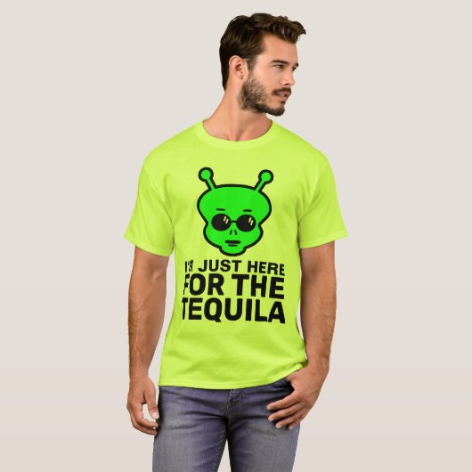 TEQUILA ALIEN T-SHIRTS (Voorkant volledig)