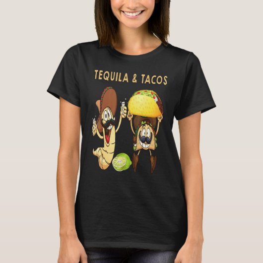 Tequila And Tacos Hakuna Tequila Patron Tequila Me T-shirt (Voorkant)