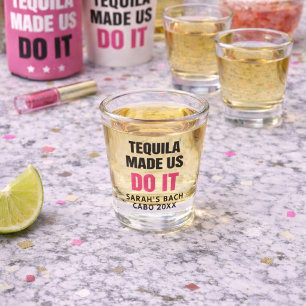 Tequila bracht ons ertoe Bruidsmeisjes zuipen Shot Glas