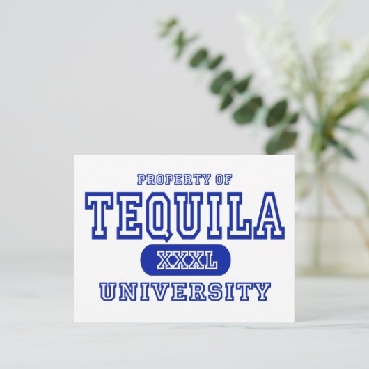Tequila Briefkaart (Staand voorkant)