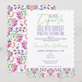 Tequila & Cookies Baking Class Vrijgezellenfeest Kaart (Voorkant / Achterkant)