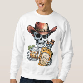 Tequila Cowboy Skull | Westerne Whiskey Party Desi Trui