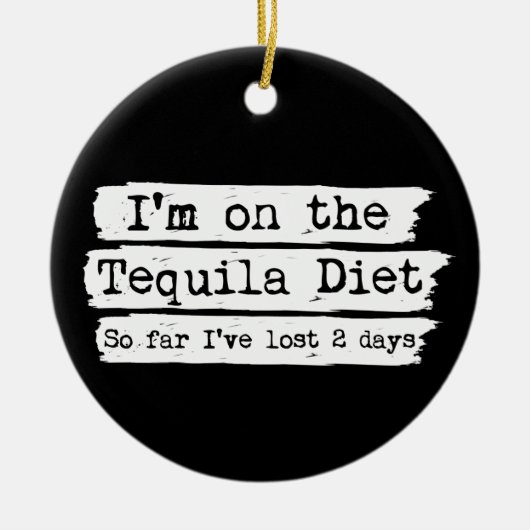Tequila Dieet Ornament (Voorkant)