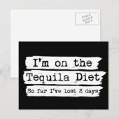 Tequila Diet Briefkaart (Voorkant / Achterkant)
