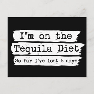Tequila Diet Briefkaart