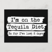 Tequila Diet Briefkaart (Voorkant)