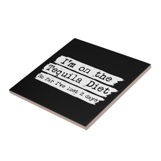 Tequila Diet Tile Tegeltje (Zijkant)