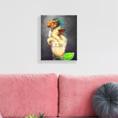 Tequila Dragon 8x10 Canvas afdrukken (Insitu (Woonkamer))