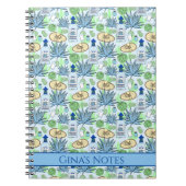 Tequila Drinker Blue Agave Planten en Sombreros Notitieboek (Voorkant)