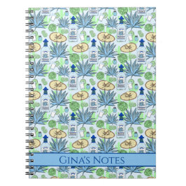 Tequila Drinker Blue Agave Planten en Sombreros Notitieboek