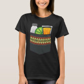 Tequila Drinker Mannen Vrouwen Koele Tequila Limoe T-shirt (Voorkant)