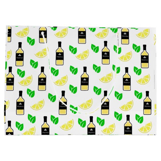 Tequila en citroen groot cadeauzakje (Achterkant)