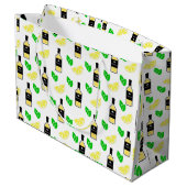 Tequila en citroen groot cadeauzakje (Achterkant Gekanteld)