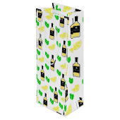 Tequila en citroen wijn cadeautas (Achterkant Gekanteld)