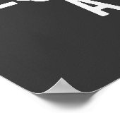 Tequila en een Tan Funny Quote Poster (Hoek)