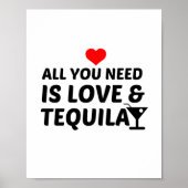 TEQUILA EN LOVE POSTER (Voorkant)