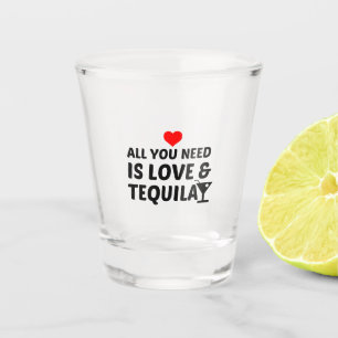 TEQUILA EN LOVE SHOT GLAS