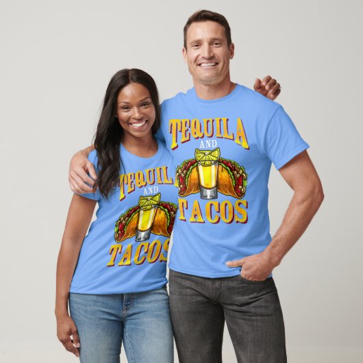 Tequila en Tacos Tequila Day Meican Drink T-shirt (Unisex)