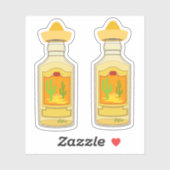 Tequila Flessen Sticker (Vel)