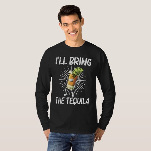 Tequila For Men Women Tequila Alcohol Drinker T-shirt (Voorkant volledig)
