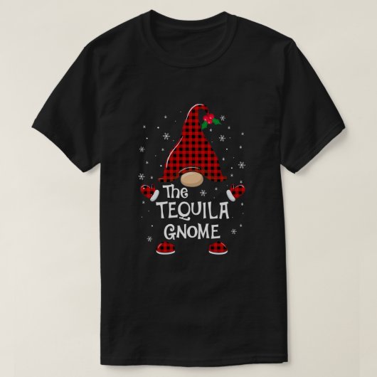 Tequila Gnome Buffalo Pset Matching Kerstpaj T-shirt (Design voorkant)