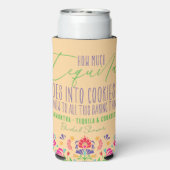 Tequila Grappig Mexicaanse Tequila Cookies Bakken  Seltzer Blikjeskoeler (Seltzer Achterkant)