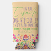 Tequila Grappig Mexicaanse Tequila Cookies Bakken  Seltzer Blikjeskoeler (Achterkant)