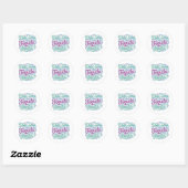 Tequila Healing II Ronde Sticker (Vel)