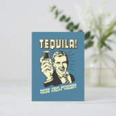 Tequila: Hugged je Toilet vandaag Briefkaart (Staand voorkant)