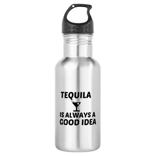 TEQUILA IS ALTIJD EEN GOED IDEE WATERFLES  (Voorkant)