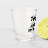 Tequila is altijd het scherm Antwoordrukglas Shot Glas (Links)