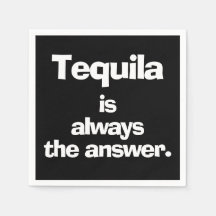Tequila is altijd zwart antwoord