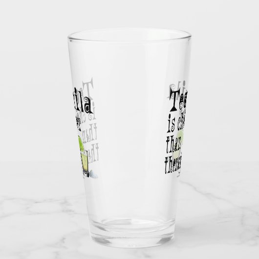 Tequila is goedkoper dan Therapy Drink Highball Glas (Links)
