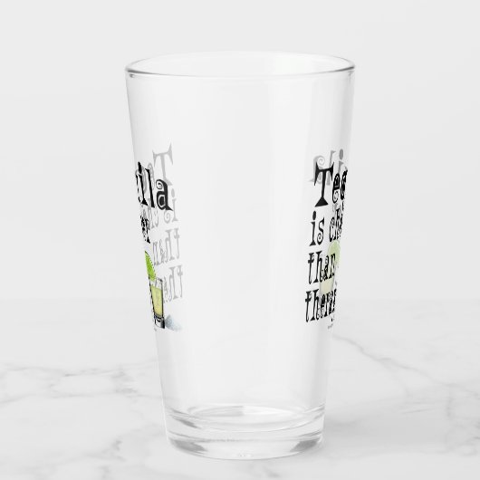 Tequila is goedkoper dan Therapy Drink Highball Glas (Rechts)