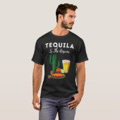 Tequila is het antwoord op de nationale tequiladag t-shirt (Voorkant volledig)