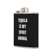 Tequila is mijn gedistilleerde dier heupfles (Links)