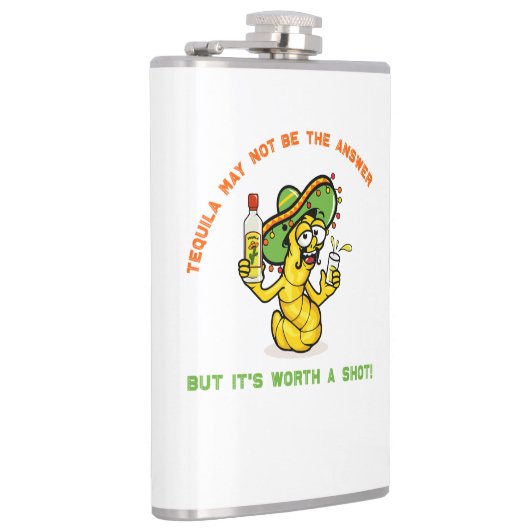 Tequila is misschien niet het antwoord, maar het i heupfles (Rechts)